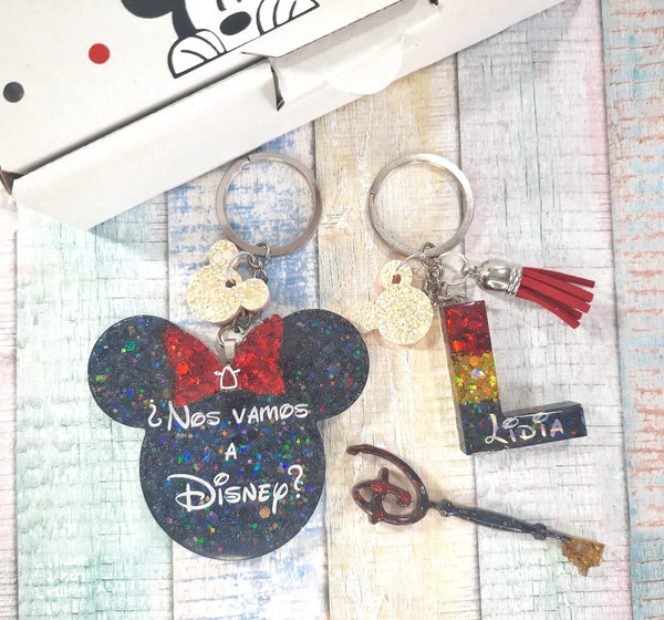 Cajita personalizada para anunciar viaje a Disney